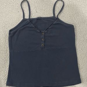John Galt Navy Tiffany Tank Top